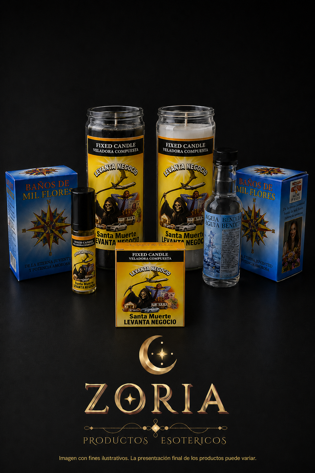 Kit Santa Muerte Levanta Negocio